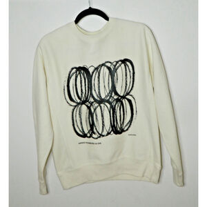 Our Own Sweatshirt‎ Size X-Small Ivory Streetwear Atlesisure Athletic